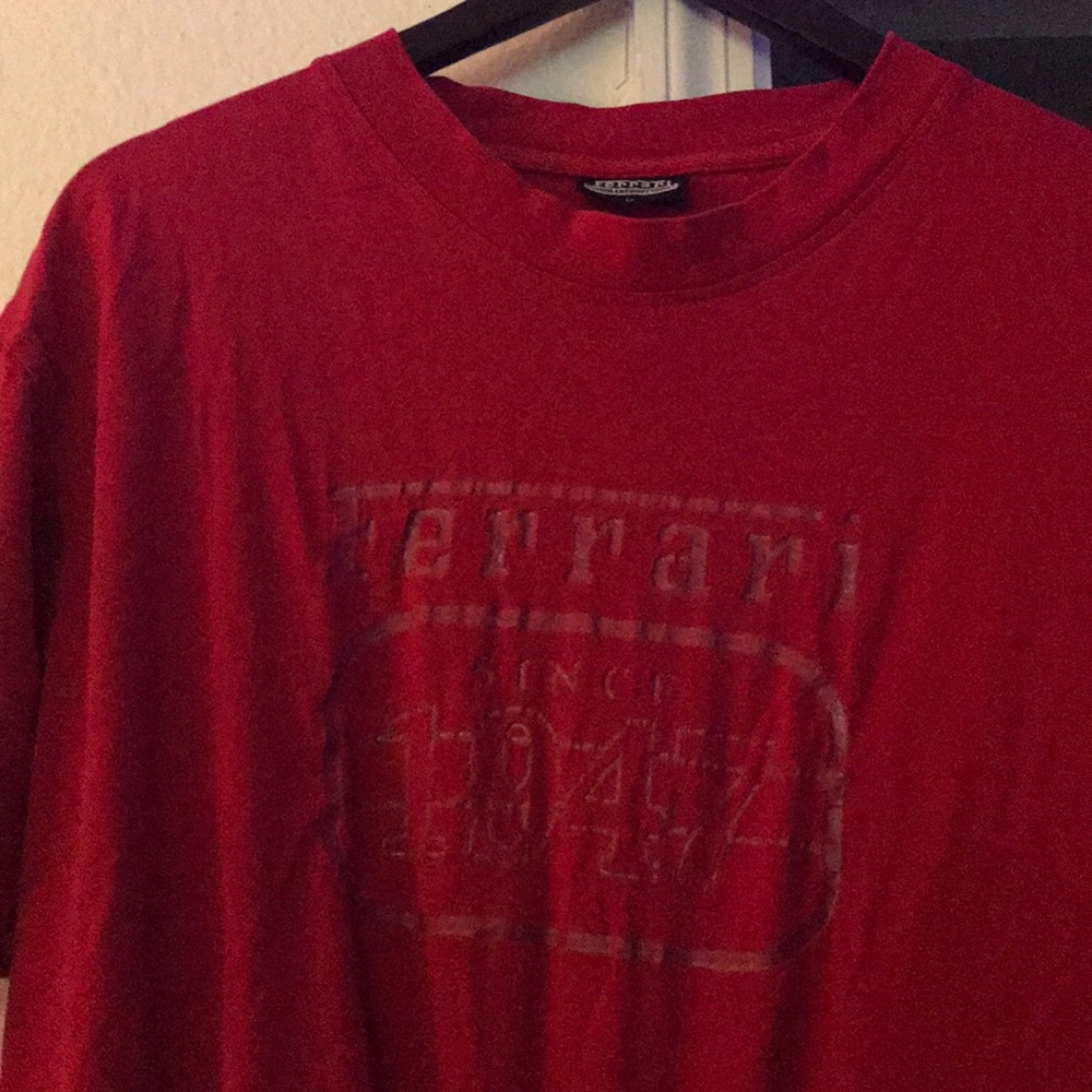 Vintage red ferrari tee